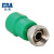 公元（ERA）管道家装PPR冷热水管配件4分/20内螺纹活接直通接头管件 绿色