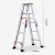 合页梯子五步铝梯加厚折叠梯双侧人字梯装修专用梯AP2605 加厚铝管轻便稳固5步梯