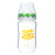 咪呢小熊 婴儿宽口径玻璃奶瓶新生儿宝宝耐高温高硼硅玻璃奶瓶240ml  M9109