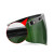 成楷科技（CK-Tech）CKL-3119G 安全帽配套高空面罩 高空电焊 氩弧焊 气保焊 耐高温防护面罩 绿色8号暗度