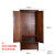 简美丽家 美式衣柜板式实木两门松木卧室组装大衣柜组合木质收纳柜 90CM+隔板（JM201-2）