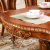 雅尔菲美式实木多功能伸缩餐桌 欧式餐厅餐台长方形橡木折叠方桌 1.6-2米餐桌+8椅