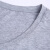 爱莱琼斯 短袖T恤男2021夏季新款V领印花休闲青年潮男装薄款修身棉质打底衫上衣男 浅灰 175/XL