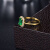 永思珠宝 18K金90分天然祖母绿戒指女35分钻石彩色宝石彩宝戒指 按客户手寸定制