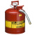 杰斯瑞特（JUSTRITE）7250130Z 19升红色钢制安全罐，带软管