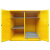众御  ZOYET  SC0010D-2 油桶安全存储柜 110加仑 黄色 双门手动式 组合式