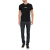 EA7 ARMANI 阿玛尼男装 奢侈品T恤男士棉质氨纶圆领短袖打底衫 111267 CC715 黑色2件装 XL