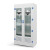 固耐安 双门可视安全柜 药品柜 耐强酸碱PP柜 化学品试剂柜 双锁结构 瓷白色