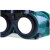 电焊工防护眼镜  电焊玻璃镜片防强光隔热眼罩 焊接透明劳保护目镜 气焊 氩弧焊用