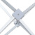 铝合金方管拉网展架 户外折叠广告喷绘背景墙便携拉网展示架 方管3*1（230x80cm）