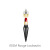 Christian Louboutin 黑管丝绒哑光唇膏 口红 3.5g - 001M Rouge Louboutin （法国原装进口）