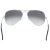 Ray-Ban 雷朋 时尚飞行员系列银色镜框灰色渐变镜片眼镜太阳镜 RB 3025 003/32 62mm