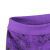 南极人中老年秋衣秋裤女纯棉薄款老人开衫棉毛衫印花保暖内衣套装 深紫色 XL(170/100)