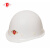 唐丰 施工防砸安全帽 ABS高强度可调节安全帽 工地安全帽 安全头盔 领导建筑工地劳保帽 白色