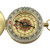 OUJIN 精铜礼品指北针（指南针 ）怀表型带夜光指南针 精美指南针 金属土豪金
