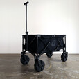 NORDISK丹麦大白熊户外黑化拖车精致露营万能越野轮载重营地手推车 棉帆布拖车（黑色）