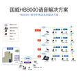 国威大型定制项目机HB8000 双主控+双电源+8E1+2048分机+话务台+1 7号信令 数字混合电话交换机