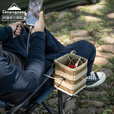 CAMPINGMOON柯曼桌边挂包多用可折叠折叠桌边挂包收纳包充电线孔位带PP板 【BG-1212桌边挂包】