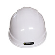 代尔塔安全帽102009工地建筑防砸抗冲击有透气孔白色 1顶装