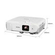 爱普生（EPSON）全新正品国行投影仪 投影机 办公家用 项目投影机  CB-992F（4000流明 1080P）