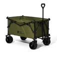 牧高笛（MOBIGARDEN） 推车营地车户外露营便携大容量折叠拖车野营野餐手推小拉车 150L 有刹车 -橄榄绿推车