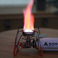 SOTO户外露营进口ST-310迷你白蜘蛛炉配件便携燃气炉野外轻便燃气灶 ST-310蜘蛛炉银色
