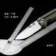 Coldsteel美国冷钢 新款58SQ AD-15 拉丝刃面 蝎子 战术刀  未开刃 户外工具刀 浅蓝色 默认1