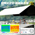 Aoran户外黑胶天幕帐篷防风雨遮阳棚防晒便携式易搭建野餐露营装备全套 黑胶防晒15㎡（适4-12人)