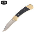BUCK美国原装进口折刀年度纪念款高配112系列经典折叠刀黄铜木柄缎面 0112ODS2-B