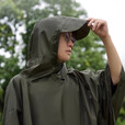 牧高笛雨披户外露营登山徒步雨衣骑行旅游便携防雨 柠绿