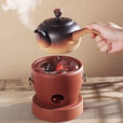 糜岚（MieLanat）潮州红泥风炉仔围炉煮茶壶泡茶炭火耐高温明火潮汕木炭炉电碳两用 底座