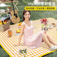 Aoran野餐垫户外餐垫防潮垫加厚野外地垫便携野餐布露营春游郊游装备 小飞叶【2*1.5m】加厚牛津布