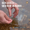 牧高笛（MOBIGARDEN）水袋 户外露营登山背包配件水囊便携骑行饮水袋 磨砂白-2L