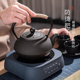 北极狼围炉煮茶壶铸铁水壶室外炭烤茶壶家用煮茶配件大容量功夫茶具 【免生锈】手工铸铁壶300ML