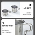 Campingmoon柯曼户外304不锈钢雪拉碗露营饮水啤酒杯便携咖啡杯易收纳S190 雪拉咖啡杯