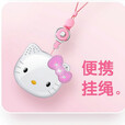 捷语儿童翻盖手机卡通可爱凯蒂猫 Hellokitty猫迷你学生手机袖珍超小小型小屏手机备用机戒网棒棒机 白色全网通