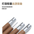 牧高笛（MOBIGARDEN） 支撑杆 户外露营四节卡扣式天幕杆前厅铝合金木纹支撑杆 木纹铝杆240（1根装/不含天幕）