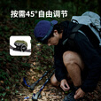 挪客Naturehike高防水户外头灯夜钓超长续航头戴式多档超亮照明灯 苔藓绿/升级款