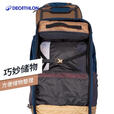 迪卡侬秋冬旅行出游整理大网眼轻便运动收纳袋 黑灰色 