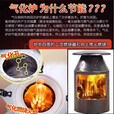 都格气化炉柴煤两用烤火炉子家用室内取暖炉农村节能回风炉无尘柴火炉 1.2*0.8方形 防爆玻璃桌面