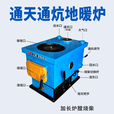 金苛锅炉家用取暖炉通天通炕燃煤新型取暖炉柴煤两用农村地暖水暖气炉 新型通天通炕锅炉 80型