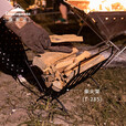 CAMPINGMOON柯曼户外柴火架T-285户外焚火木柴架子露营工具多功能铁艺置物架 【T-285A】柴火架+桌面