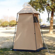 Guide Series 户外折叠便携更衣帐篷游泳换衣罩 淋浴洗澡帐篷移动户外厕所 步林山野G-02沐浴帐篷---卡其