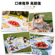 探险者探险者野餐垫防潮垫便携加厚防水户外帐篷露营野炊地垫可机洗郊游 牛津野餐垫颜色随机