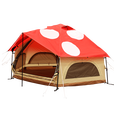 DOD 日本户外野营防雨防晒多人大号红蘑菇帐多色T4-610-RD露营亲子帐 红色T4-610-RD