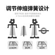 black dog户外露营地板弹簧钉帐篷天幕配件固定地钉防风铝合金 弹簧地板钉（2个装）