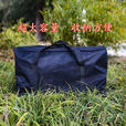 知识点户外帐篷防潮垫收纳袋大容量户外折叠椅收纳袋户外行李收纳袋旅行 黑色尼龙布薄款收纳袋 大号