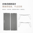 vidalido维达利多户外露营迷你折叠桌轻量化分体式小桌子野外铝合金折叠桌 迷你折叠桌黑色