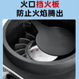 燃烽高端龙旋风气化炉农村家用循环燃烧气化炉柴煤两用可拆卸气化内胆 单炉体默认发星耀灰。星光银留言