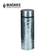 黑冰（BLACKICE）户外钛双层保温杯车载便携养生泡茶杯办公室商务简约钛杯Z7251G 冰川蓝-380ml-有茶滤